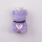 Sugar Crown Bear Rhinestone Focal Beads Alloy with Rhinestones 10pcs 12