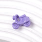 Painted Scooter Acrylic Beads 19mm Glossy Cartoon Colorful 50pcs 10