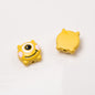 One Eyed Monster Metal Beads 13mm Baking Painted Enamel 10pcs 4