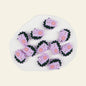 Silicone Focal Beads Hedgehog Colorful Side Profile 20pcs 13