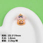 Plating Halloween Jack-O'-Lantern Resin Beads Glossy Sanrio 10pcs 9