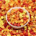 Thanksgiving Clay Beads Pumpkin Leaf Shapes Polymer 100pcs 2