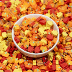 Thanksgiving Clay Beads Pumpkin Leaf Shapes Polymer 100pcs 2