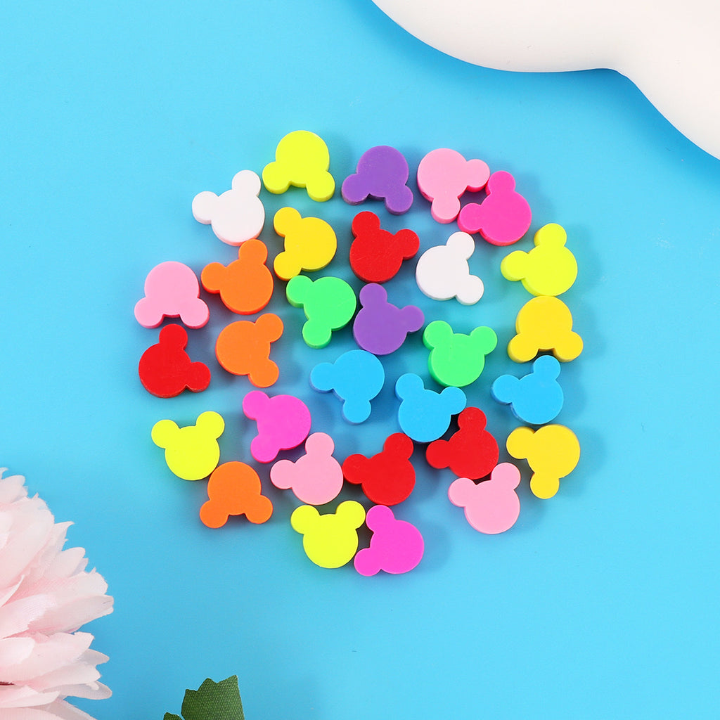 Colorful Mickey Mouse Clay Beads 10mm Polymer 100pcs 4