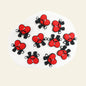 Silicone Focal Beads Bad Bunny Heart with Quirky Legs 6