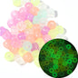 Multicolor Pony Beads Acrylic 9mm Smooth Finish 100pcs 22