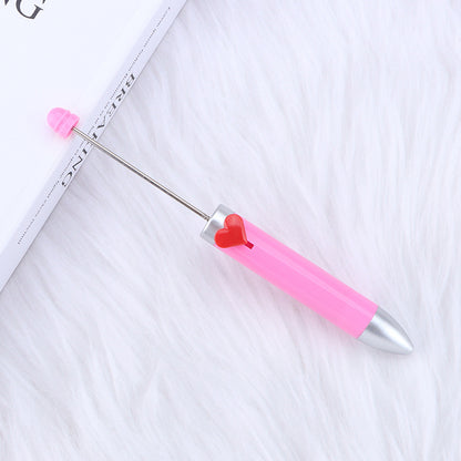 Beadable Pen Colorful Heart Accent 155mm Diameter 14mm Weight 11g 9