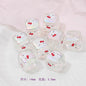 Clear Square Acrylic Beads 14mm Sanrio Cartoon Designs 10pcs 8