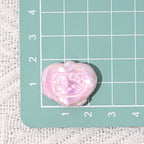 UV Plating Heart Acrylic Beads 20mm Cat Face Pastel Resin 10pcs 4