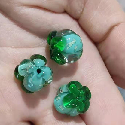 Lampwork Glass Beads Fruit Collection Glow in the Dark Detailed 20pcs 8
