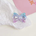 UV Plating Gradient Crackle Bow Acrylic Beads 32mm 50pcs 5