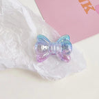 UV Plating Gradient Crackle Bow Acrylic Beads 32mm 50pcs 5