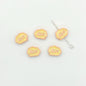 Frame Metal Beads 9x12mm Baking Painted Enamel Alloy 10pcs 12