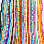 Cylindrical Clay Beads 6mm Colorful Polymer 62pcs 4