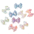 Glow Plating Double Layer Butterfly Acrylic Beads 22-29mm Pastel 50pcs 5