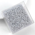Silver-plated Vintage Seed Glass Beads 3mm Timeless Shimmer 600pcs 6