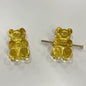 Clear Candy Colored Teddy Bear Acrylic Beads 12x18mm 10pcs 18