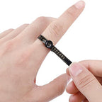 Plastic Finger Measure Belts with Magnifying Glass US Size 1-17 2pcs 3