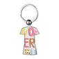 Metal Sublimation Football Jersey Blank Keychain Zinc Alloy 5