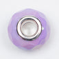 Acrylic Faceted Spacer Beads 15mm UV Plating Large Hole 20pcs 10