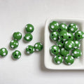 Bright Polka Dot Resin Beads 12mm Glossy Multicolor 20pcs 6