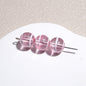 Clear Round Acrylic Beads 10mm Candy Swirl Pattern 100pcs 15