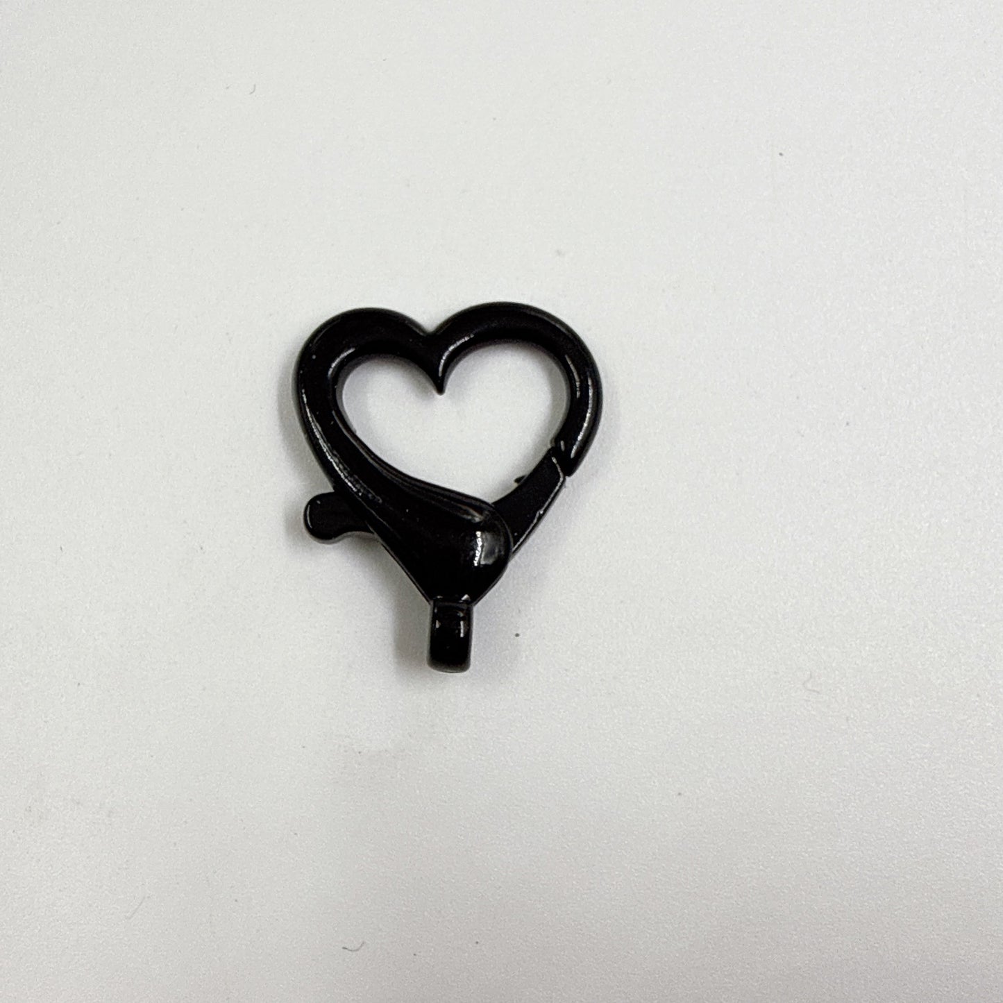 Spray Painted Alloy Heart Connector Clasps Metal Hardware 10pcs 12