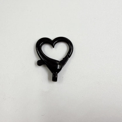 Spray Painted Alloy Heart Connector Clasps Metal Hardware 10pcs 12