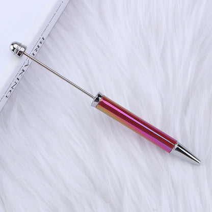 Beadable Pen UV Electroplating Rainbow Color Opal Shimmer 10pcs 8