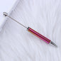 Beadable Pen UV Electroplating Rainbow Color Opal Shimmer 10pcs 8