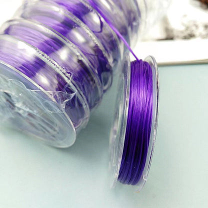 Elastic Spandex Thread 0.6mm Stretch Durable Multicolor 10pcs 10m Rolls 11