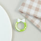 Zinc Alloy Bow Trigger Keyrings 27mm Baking Painted 6pcs 11