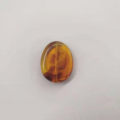 Transparent Acrylic Beads Imitation Amber Mixed Shapes 100pcs 9