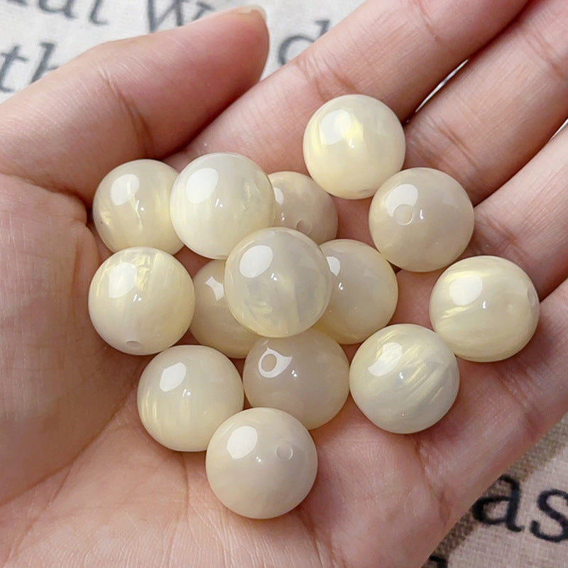 Fluid Gilded Gradient Resin Beads 16mm Two-Color Blooming 20pcs 8