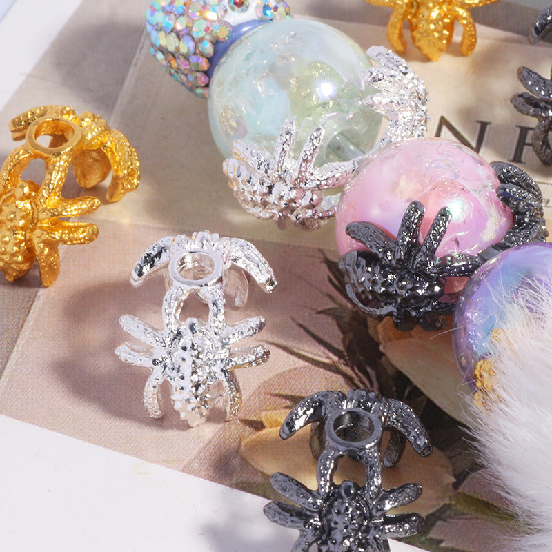 Alloy Spider Bead Caps 20mm 20pcs 4
