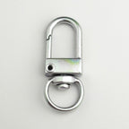 Colorful Zinc Alloy Keychain Clasps 32mm Plating 10pcs 17