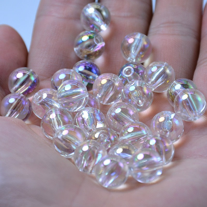 Transparent Round Acrylic Beads 4-12mm Clear Smooth 400pcs 4