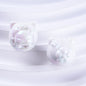 UV Plating Cute Little Cat Acrylic Beads 18mm Pastel Colors 50pcs 6