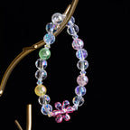 Electroplated Faceted Glass Beads 4-10mm Aurora AB Double-Sided Colors 3