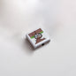 Polaroid Square Acrylic Beads 25mm Mini Camera Designs 10pcs 33