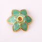 Alloy Flower Bead Caps 10mm Colorful Enamel Tibetan 100pcs 10