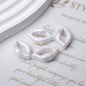 Plating Lip Acrylic Beads 25mm Metallic Glossy Finish 100pcs 5