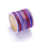 Nylon Rainbow Variegated Beading Thread 0.8mm Diameter 60m Spool 24