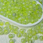 Crackle Glass Beads Round 10mm Transparent Mixed Colors 50pcs 70
