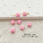 Chair and Jigsaw Metal Beads Painted Colorful Glossy 20pcs 7