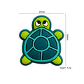 Silicone Focal Beads Turtle Layered Shell Detail 20pcs