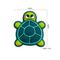 Silicone Focal Beads Turtle Layered Shell Detail 20pcs