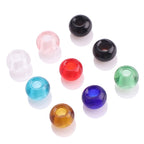 Glass Spacer Beads 14mm Colorful Smooth Large Hole 20pcs 5