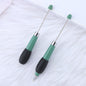 Beadable Telescopic Pen Colorful Ergonomic Rotary Ballpoint 1.0mm 22