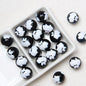 Hand-Painted Halloween Pumpkin Ghost Acrylic Beads 16mm 14